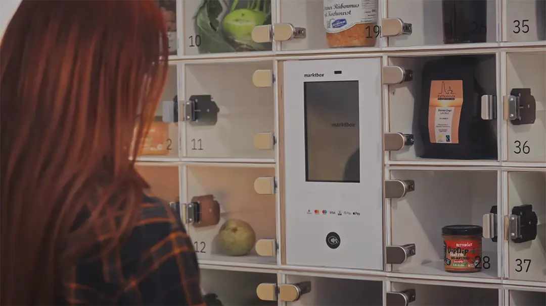 Einkaufen an der <span class="tm">marktbox</span>