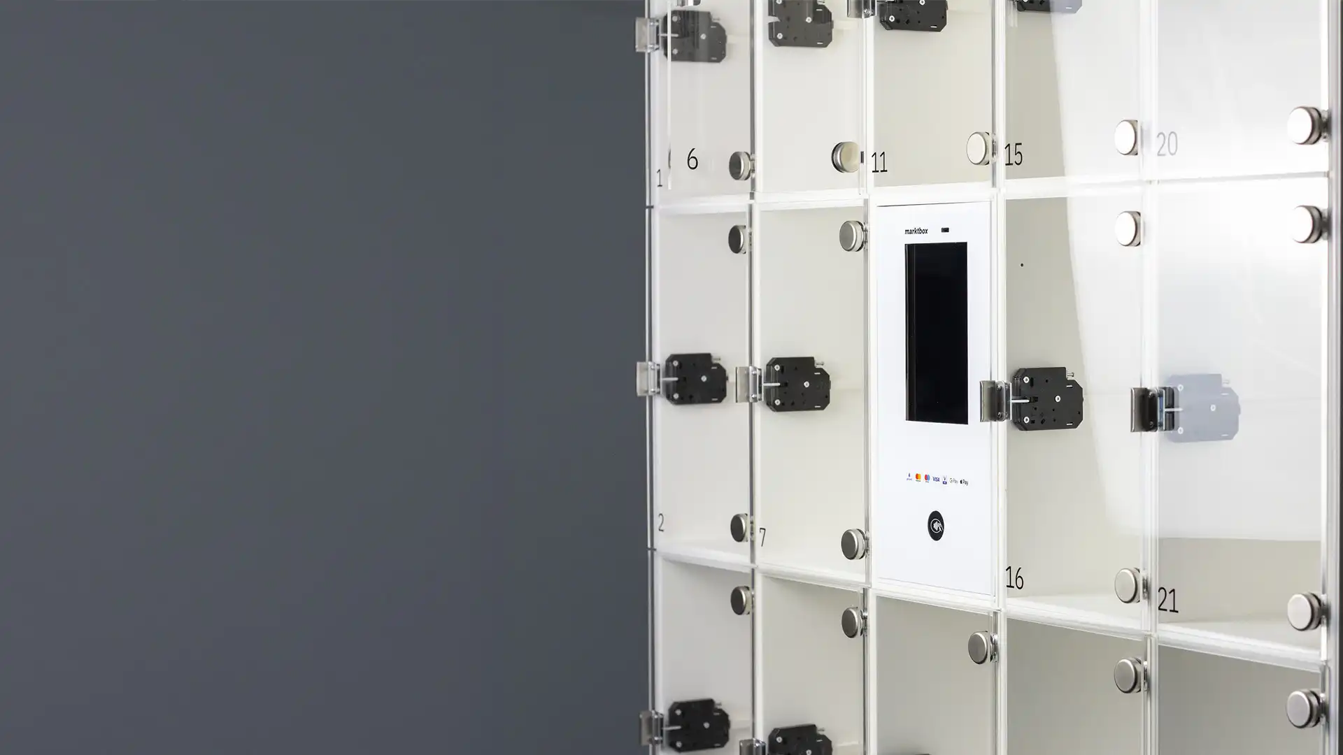 marktbox verkoopautomaat zijaanzicht