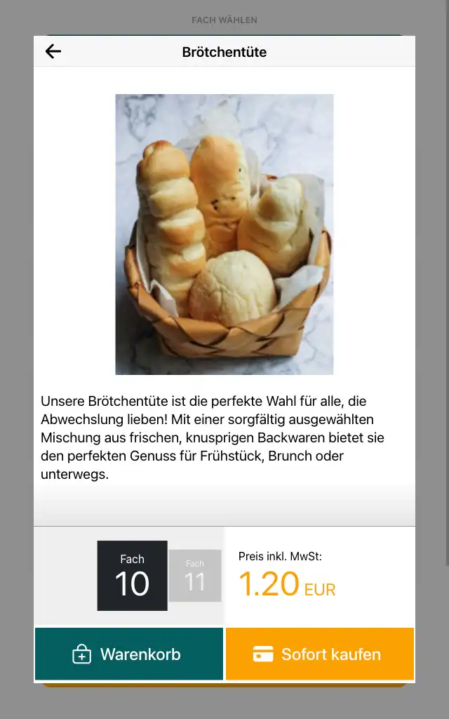 Touchscreen van de marktbox: Productdetails